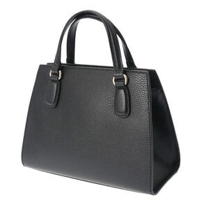 Gucci Handbag Calfskin Black Soho Interlocking